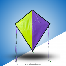 İKİ RENK - KUMAŞ ÇERÇEVELİ ELMAS UÇURTMA